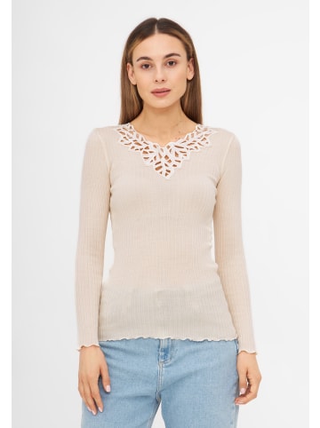 TOOCHE Rundhalspullover "Tooche Rundhalspullover Damen Creme" in Weiß