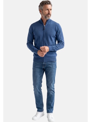 Redmond Strickjacke Basic in Blau