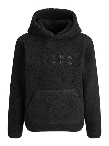 JACK & JONES Junior Kapuzenpullover in Black