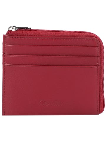 Esquire Oslo Kreditkartenetui RFID Leder 10,5 cm rot