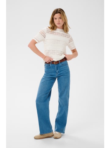 Kaffe T-Shirt kurzarm KAanne Slim fit in Chalk