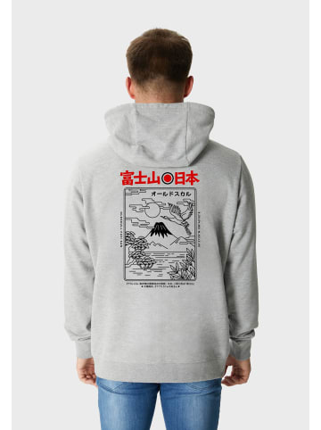 OLDSKULL Hoodie Asian Futeesan in Heather Grey