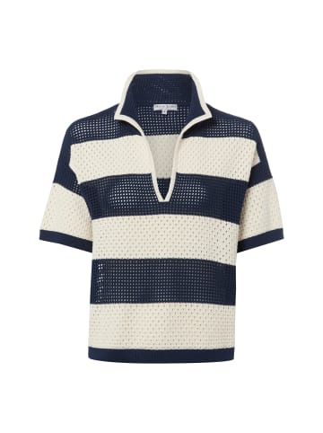 Marie Lund Strickshirt in marine - 0002