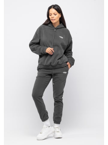 Tom Barron Freizeitanzug Oversize Fleece Tracksuit in GRAU