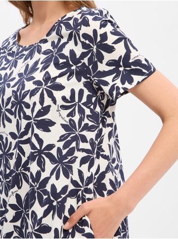 Robe Légère Kleid in marine weiß - 0002