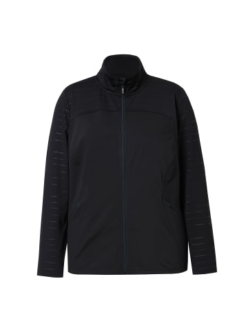 Ulla Popken Sweatjacke in schwarz