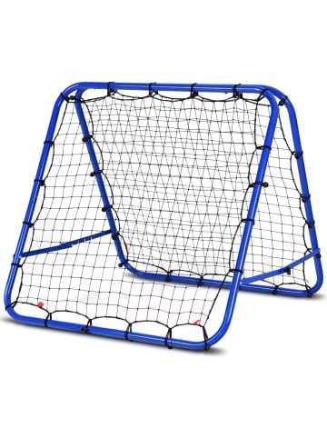 COSTWAY Rebounder für Fußball 100 x 100 cm in Blau