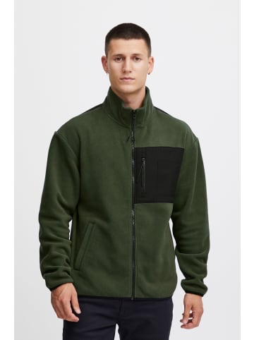 BLEND Fleecejacke Sweatshirt in Grün