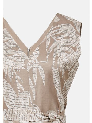 comma Kleid lang in Beige