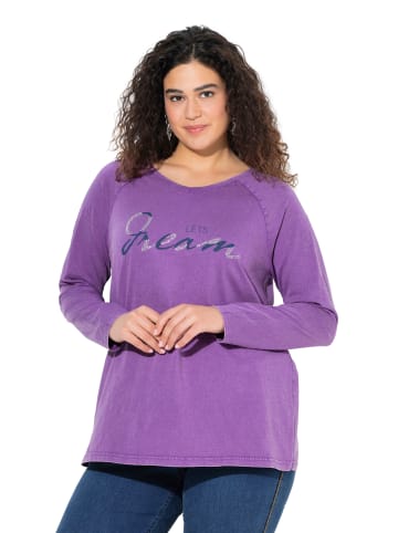 Ulla Popken Shirt in helle pflaume