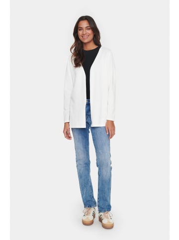 SAINT TROPEZ Strickjacke KilaSZ Gerade Passform in Ice