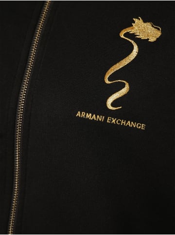 Armani Exchange Kapuzenjacke in schwarz