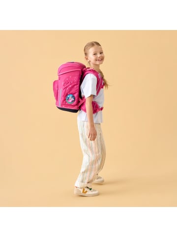 Ergobag Grundschulranzen-Set, CUBO "ZauBärschloss" 5-tlg. in Pink