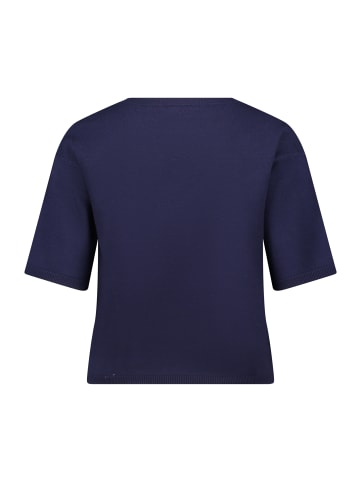 CARTOON Strickpullover mit Rundhalsausschnitt in Dunkelblau