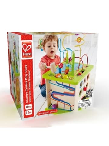 Toynamics Europe Spielzeug - Hape Motorikwürfel "Kleine Tierchen"