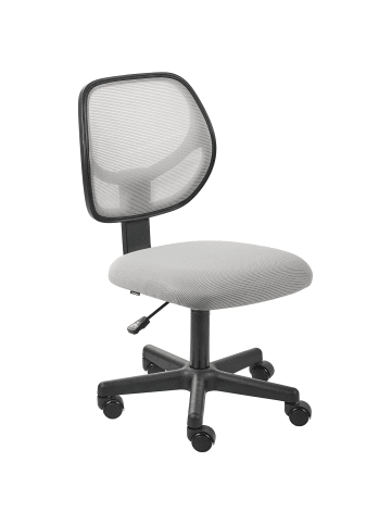 Beliani Bürostuhl JOYFUL in Grau/Schwarz - (W) 52 x (H) 86 x (L) 52 cm