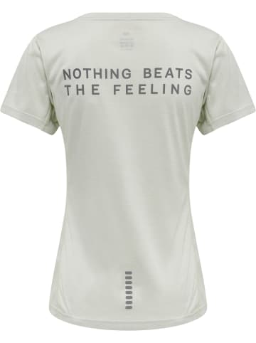 Newline T-Shirt Women Statement Damen in OYSTER MUSHROOM MELANGE