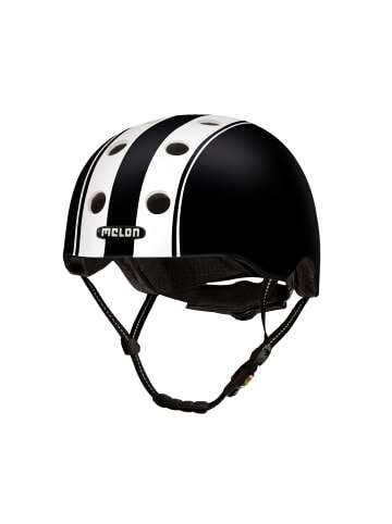 Melon® Helm Double White Black (matte) in schwarz