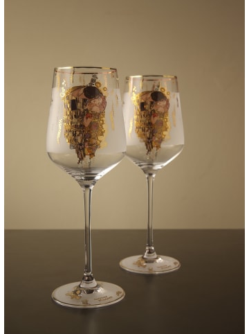 Goebel Weinglas " Gustav Klimt - Der Kuss " in Klimt - Kuss