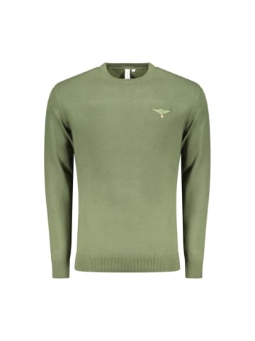 ACCADEMIA MILITARE Grüner Baumwoll-Pullover