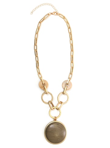 collezione alessandro Kurze Kette " Evina " in khaki