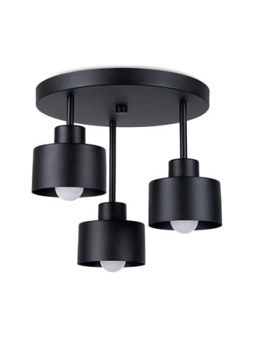 Nice Lamps Deckenleuchte ALASTRO 3 schwarz (L)32cm (B)32cm (H)12cm	