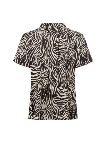 More & More Blusenshirt in schoko ecru - 0001