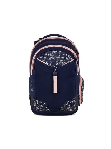 Satch Schulrucksack-Set MATCH Bloomy Breeze 3-teilig in Blau/Rosa