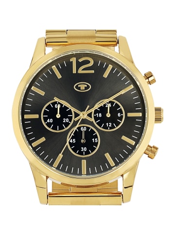Tom Tailor Chronograph Alloy/Edelstahl, IP silber in Gold