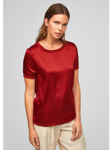 s.Oliver BLACK LABEL Bluse kurzarm in Rot