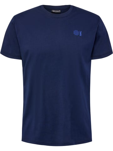 Hummel T-Shirt S/S Hmlcourt Cotton T-Shirt S/S in MARINE