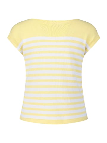 Betty Barclay Strick-Top mit Ringel in Patch Yellow/White