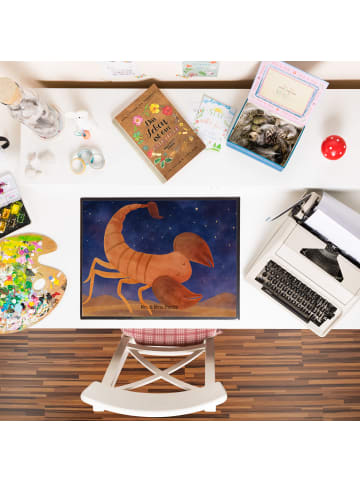 Mr. & Mrs. Panda schreibtischunterlage Sternzeichen Skorpion Des... in Weiß