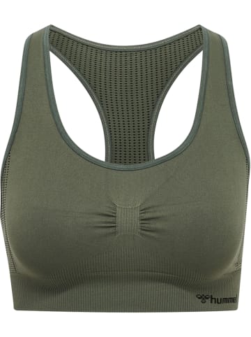 Hummel Sportoberteil Hmlshaping Seamless Sports Top in THYME