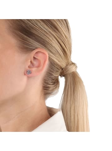 Amor Ohrstecker Silber 925, rhodiniert in Silber