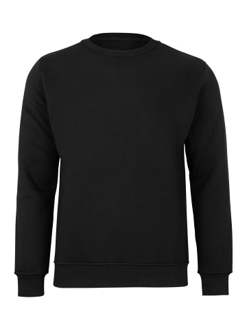 Stark Soul® French-Terry Sweatshirt innen angerauht in Schwarz