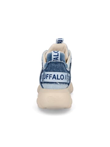 Buffalo Plateau-Sneaker in denim blau