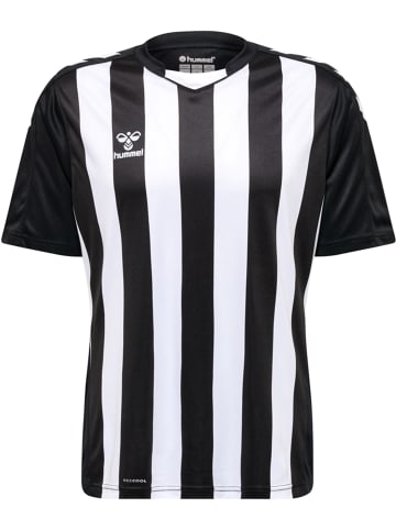 Hummel Hummel Das Hmlcore Xk Striped Jersey S/S Bietet Hervorragenden Komfort Dank Des Interlock-Gewebes, Das Viel Dehnbarkeit Und Bewegungsflexibilität Bietet. in BLACK/WHITE