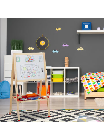 relaxdays Standtafel Whiteboard - (B)55 x (H)102 - 135 x (T)52 cm