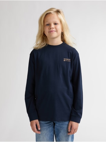 Petrol Industries Langarm-T-Shirt Mezquite in Blau