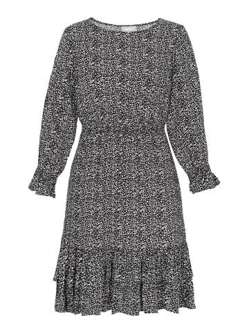 Usha Women Dress in black white