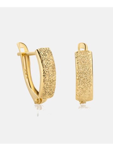Diamant L'éternel Ohrringe aus 375 Gelbgold