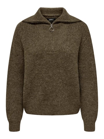 ONLY Strickpullover in Cocoa Brown 1