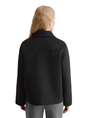 Marc O'Polo Shirtjacke regular in Schwarz