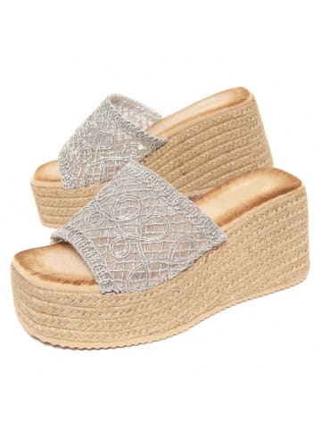 Montevita Plateau-Sandalen Wokespar in Silber