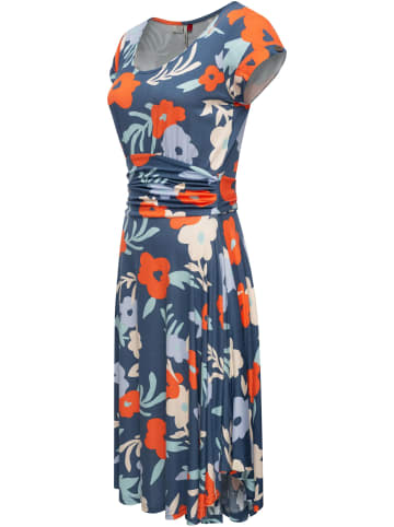 ragwear Sommerkleid Yvone Flowers in Petrol