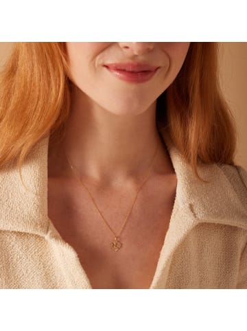 Lucardi 375 Gold Anhänger "Buchstabe V" Buchstabe