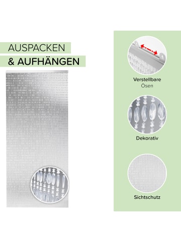 kobolo Vorhang DIAMONDS200 in Weiß