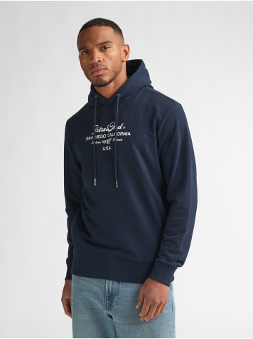 Petrol Industries Artwork Hoodie Repair in Blau