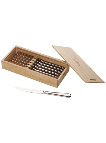 Villeroy & Boch 6-tlg. Pizza- & Steakmesser Oscar in Silber – in silber